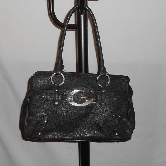 Large Guess Black Bag Tote - Picture 1 of 8